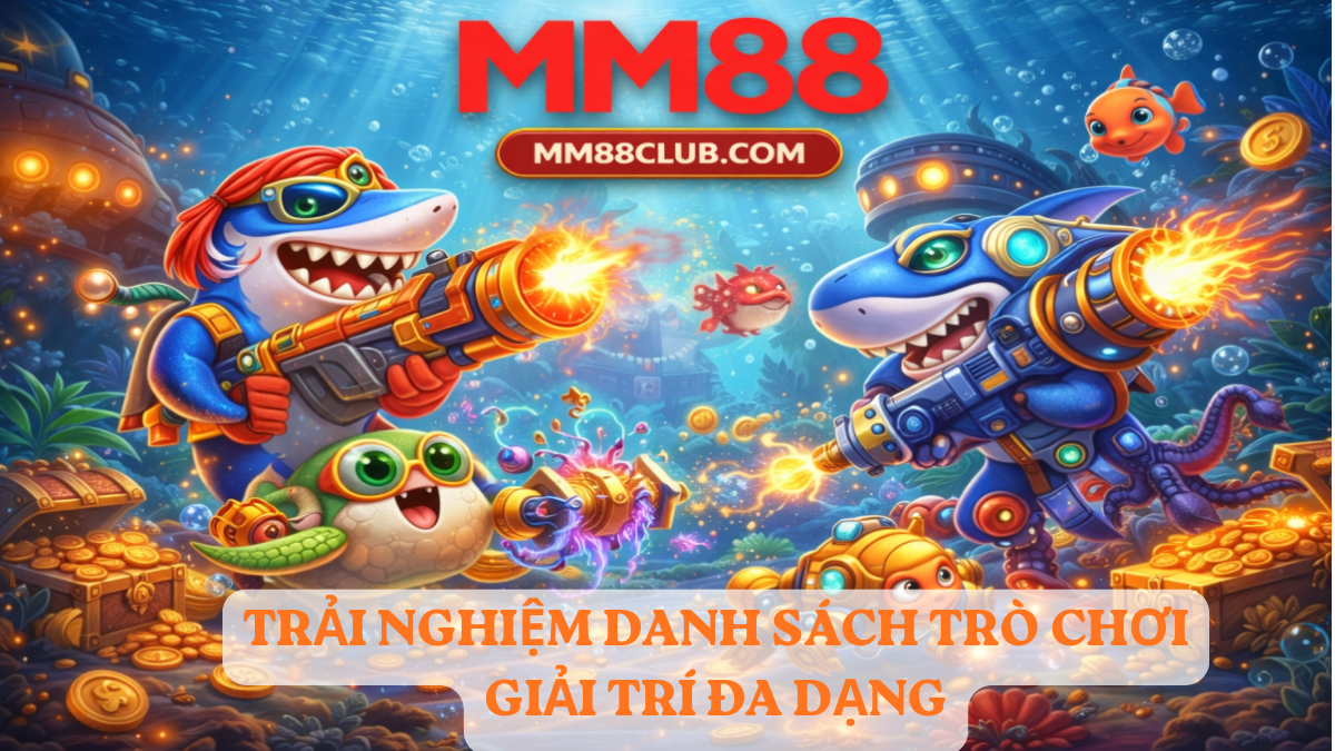 Danh sách game TP bắn cá MM88 đa dạng và nhiều chế độ chơi hấp dẫn