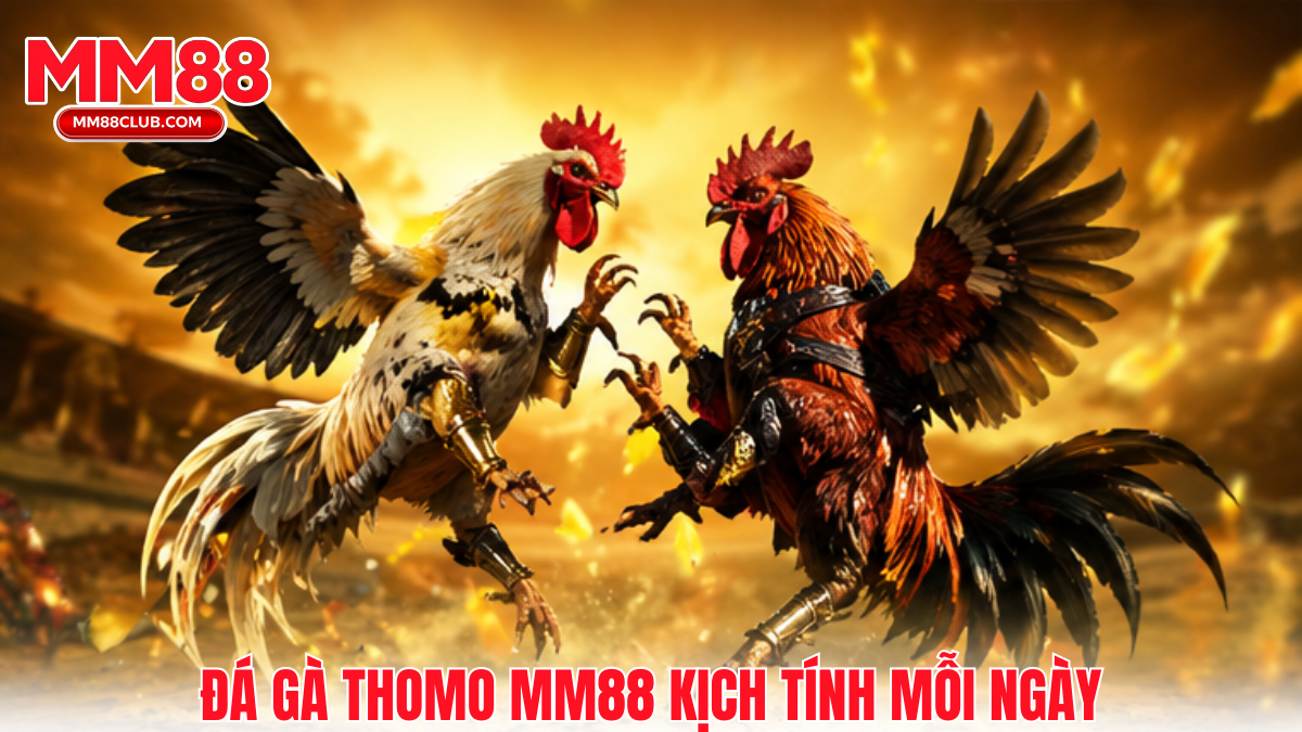 Đá gà Thomo MM88 với các trận đấu kịch tính và tỷ lệ cược hấp dẫn mỗi ngày