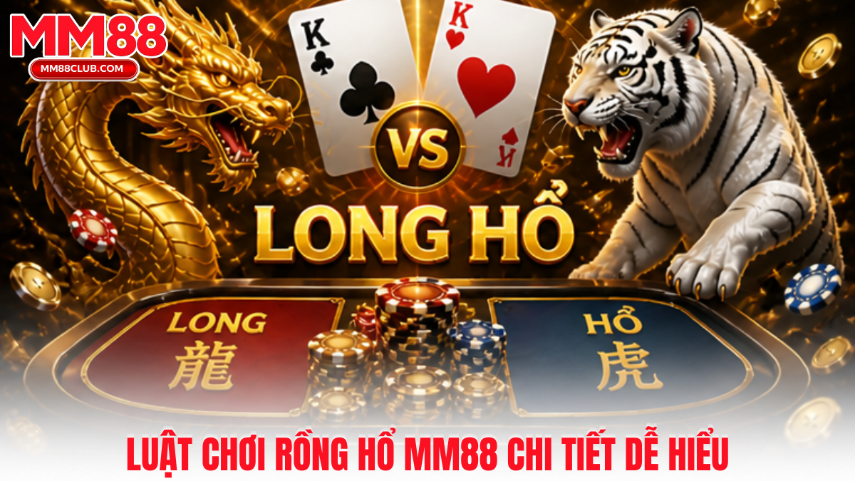 Luật chơi Rồng hổ MM88 chi tiết dễ hiểu với cách chia bài và so kết quả nhanh